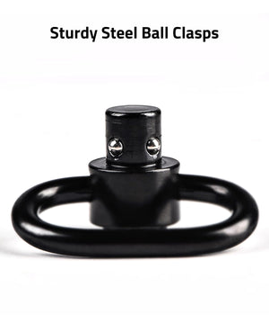Sturdy and Portable Sling Swivel with Ball Clasps