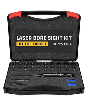EZshoot Green Laser Red Laser Bore Sight Kit, Bore Sighting Tool fit .17-12GA, Best Bore Sight for Zeroing