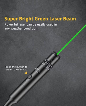 EZshoot Best Bore Sighter with Super Bright Green Laser Beam