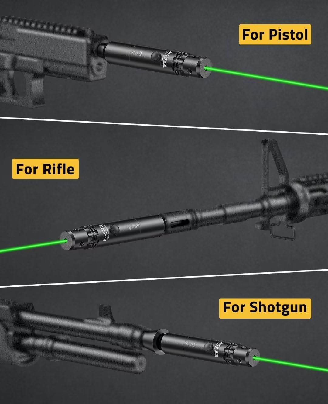 EZshoot Best Bore Sight Kit with 32 Adapters for Pistol, Rifle, Shotgun