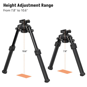 EZshoot Best Bipod with Height Adjustment Range from 7.8 to 10.6 Inches