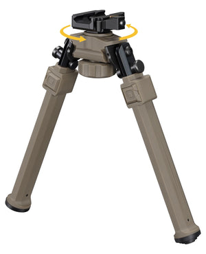 EZshoot Best Rifle Bipod with 360 Degrees Swivel and Tiltable Head - Flat Dark Earth Color