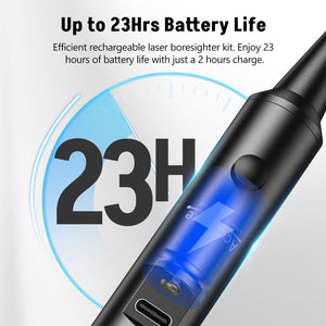 EZshoot Best Laser Bore Sight Kit with Long Battery Life - Up to 23Hrs Battery Life