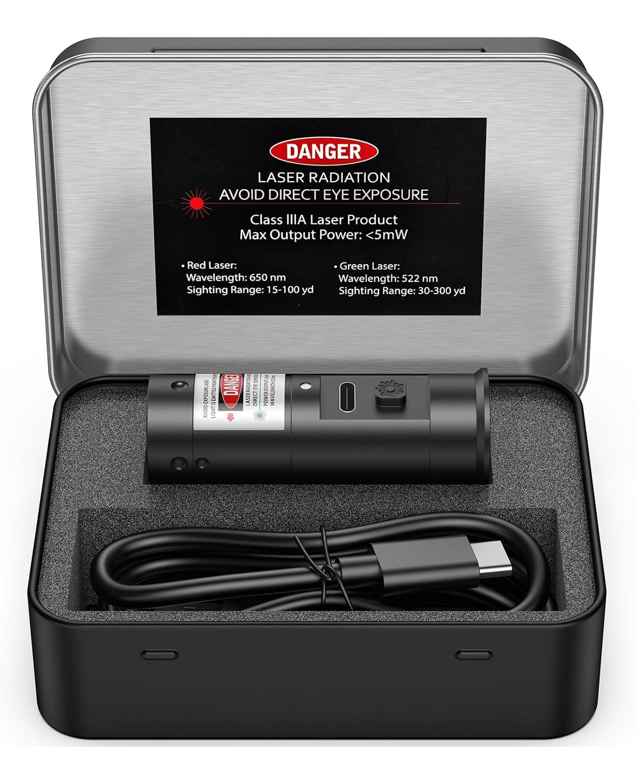 EZshoot Best Bore Sight Laser - Rechargeable Bore Sigting Tool for 12GA Shotgun