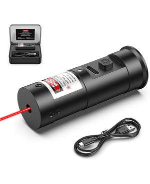EZshoot Red Laser Boresighter with High Accuracy for 12GA Shotgun