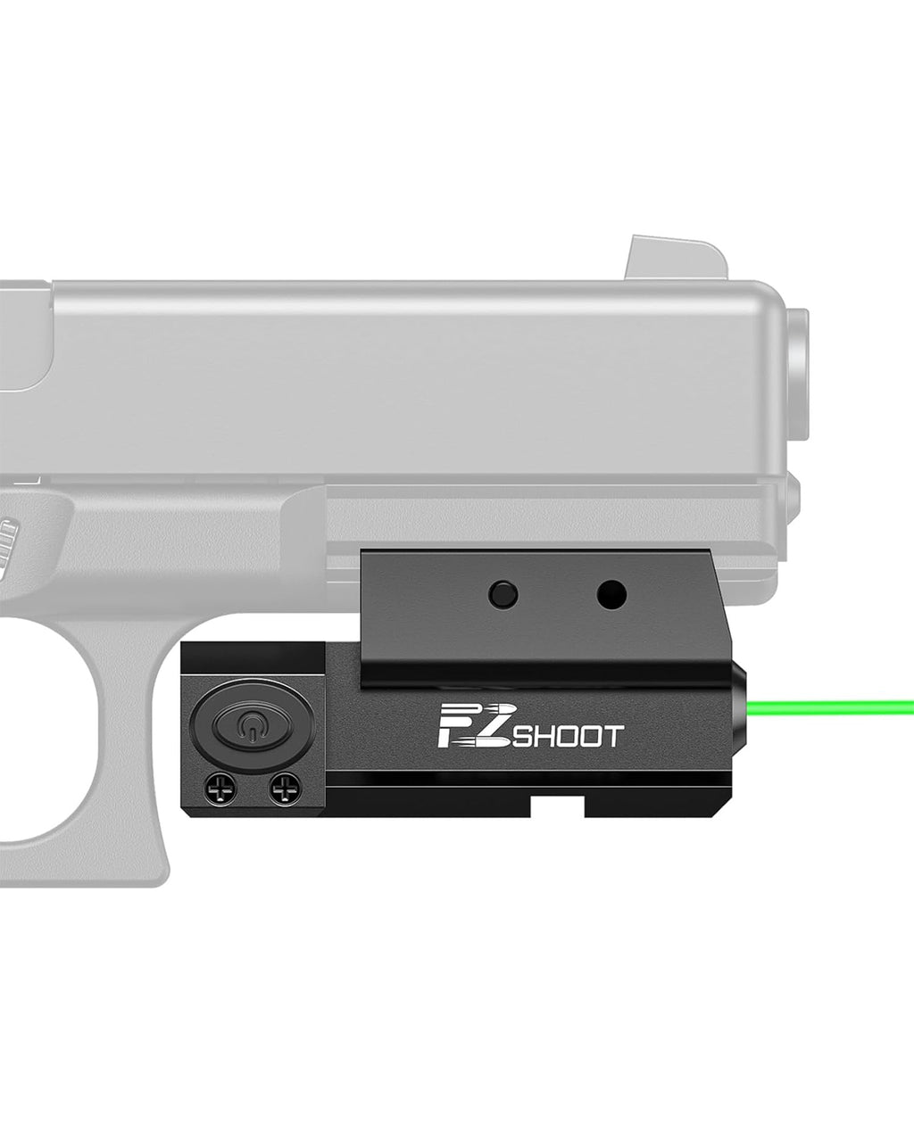 EZshoot Rechargeable Red/Green Laser Sight for Pistol, Low Profile Laser