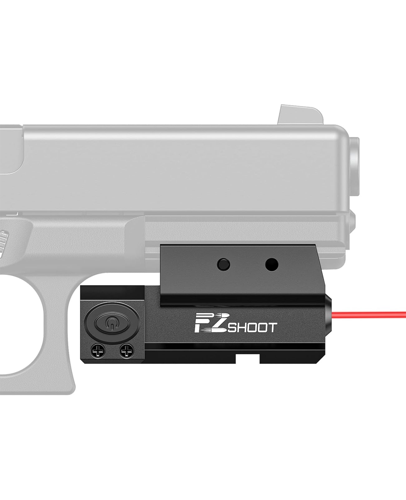EZshoot Rechargeable Red/Green Laser Sight for Pistol, Low Profile Laser