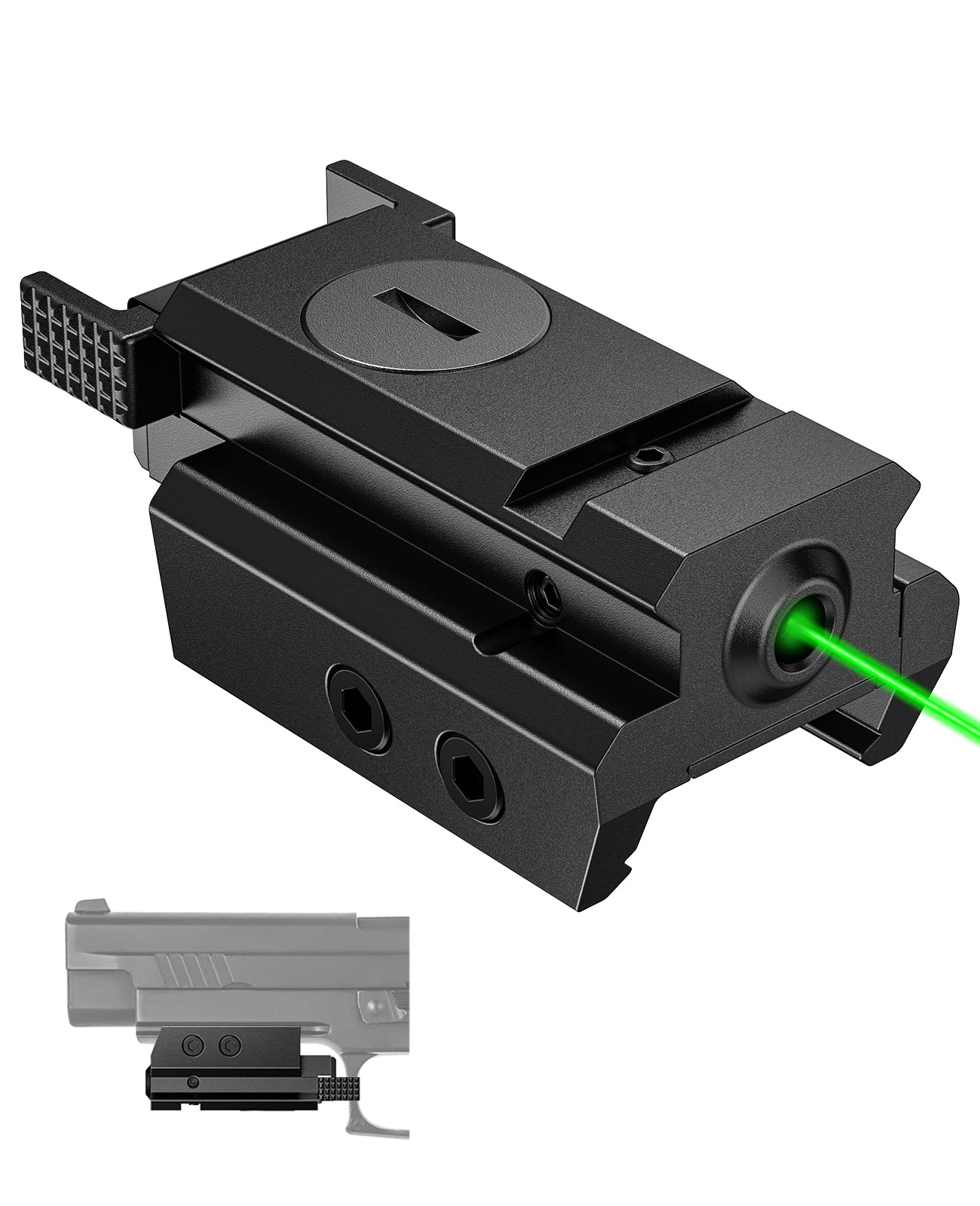 Green Dot Laser Glock Accessories Tactical Hunting Pistol Laser Fits for  20mm Picatinny Rail Weaver Mount with Magnetic Charger - AliExpress