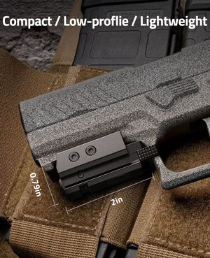 Compact and Lightweight Laser Sight for Guns