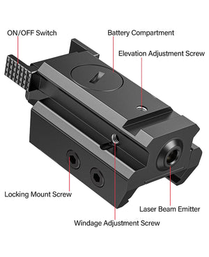 Red Green Laser Sight Structure