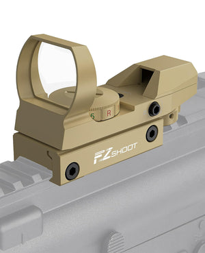 Best Red Dot Sight Red Green Illumination Adjustment Optics for AR15 Rifles Hunting