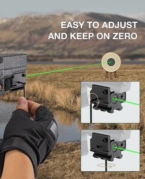 Laser Sight Easy to Adjust and Keep on Zero