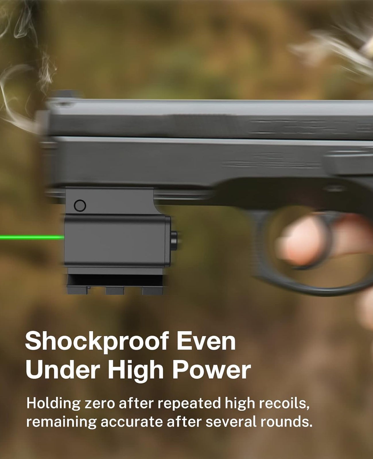 Shockproof Size Laser Sight for Handguns