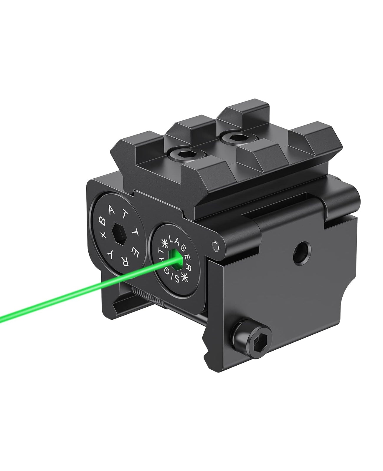EZshoot Red/Green Laser Sight with Rail Mount for Pistols