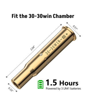 product size of bore sight for 30-33win chamber red laser bore sighter with long battery life