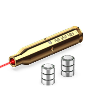 ezshoot red laser bore sight with 6 batterires for 7mm rem accurate shooting