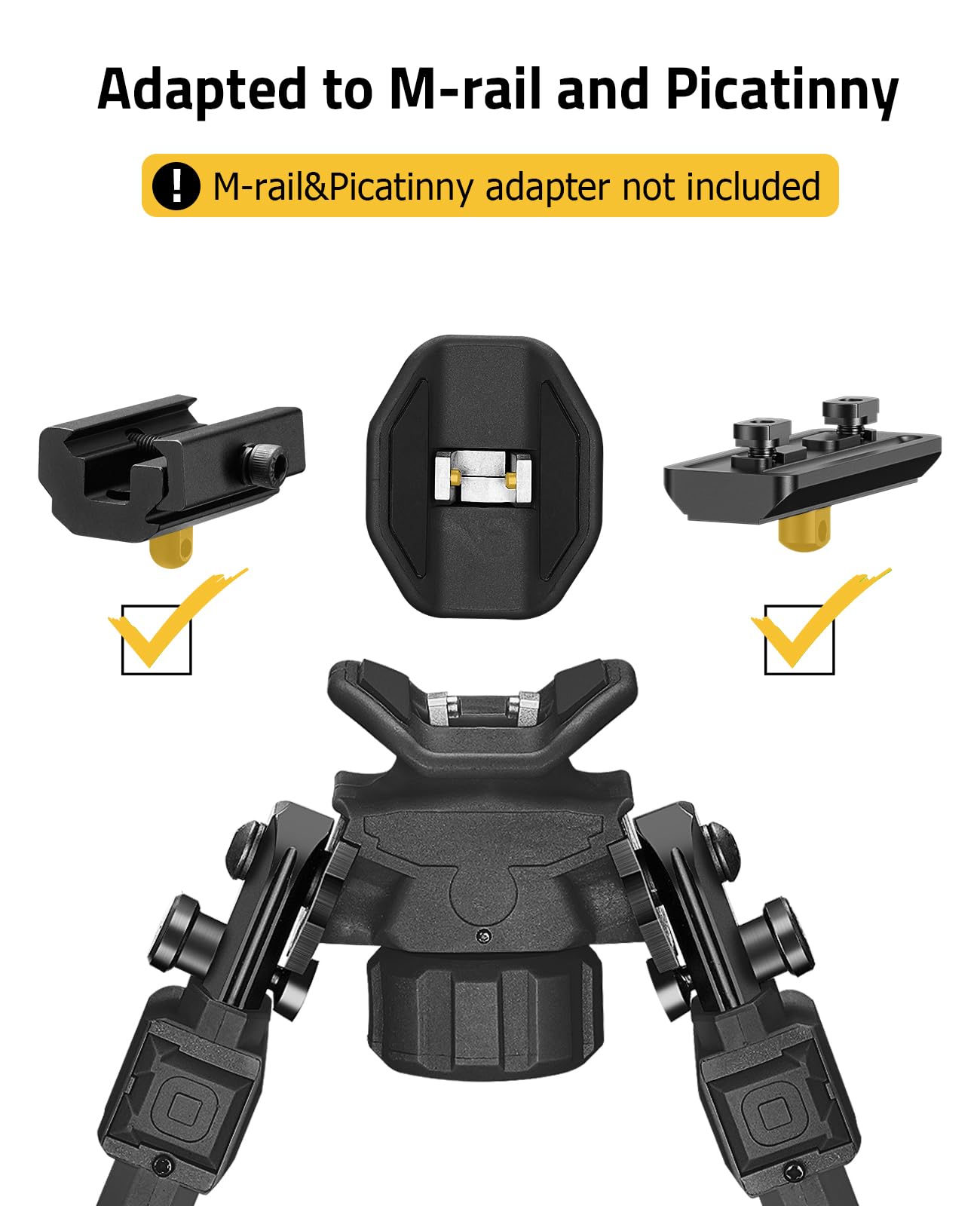 EZshoot Rifle Bipod Sling Mounting Bipod for Shooting and Hunting