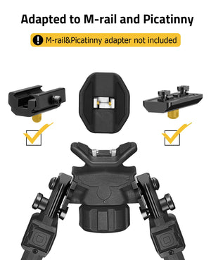 EZshoot Bipod Sling Mounting Bipod Adapted to M-rail and Picatinny Rail