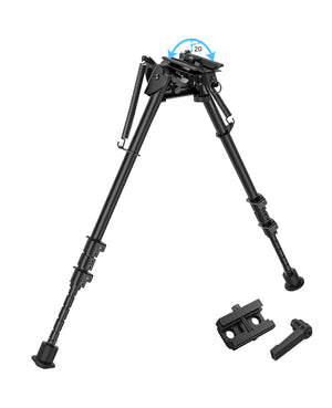 EZshoot Stable and Sturdy Rifle Bipod with Adjustable Height from 13.5 to 27 Inches