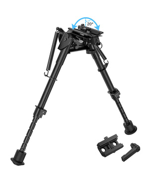 EZshoot Best Bipod with Pivot Tilt Swivel - Adjustable Height from 9 to 13 Inches