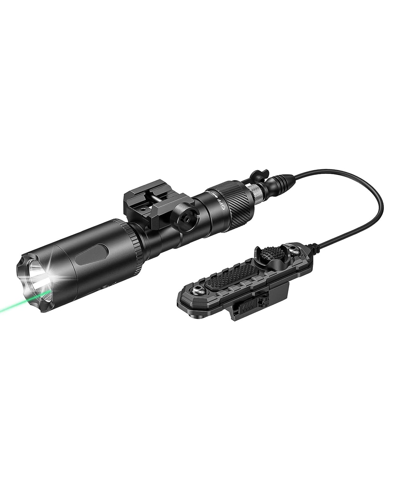 EZshoot Rifle Light 1000 Lumens Picatinny Flashlight Green Laser Light Combo