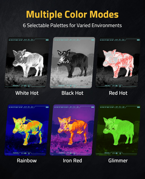 EZshoot Color Modes, white hot black hot