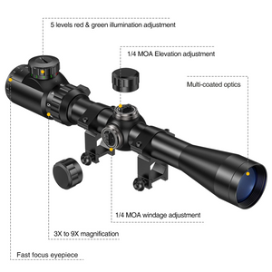 EZshoot Rifle Scope, multi-coated optics