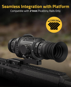 EZshoot Imaging Rifle Scope, compatible with picatinny rails only