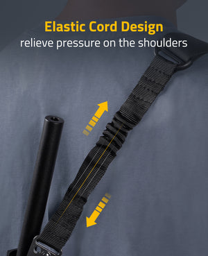 Elastic Cord Design Adjustable 2 Point Rifle Sling