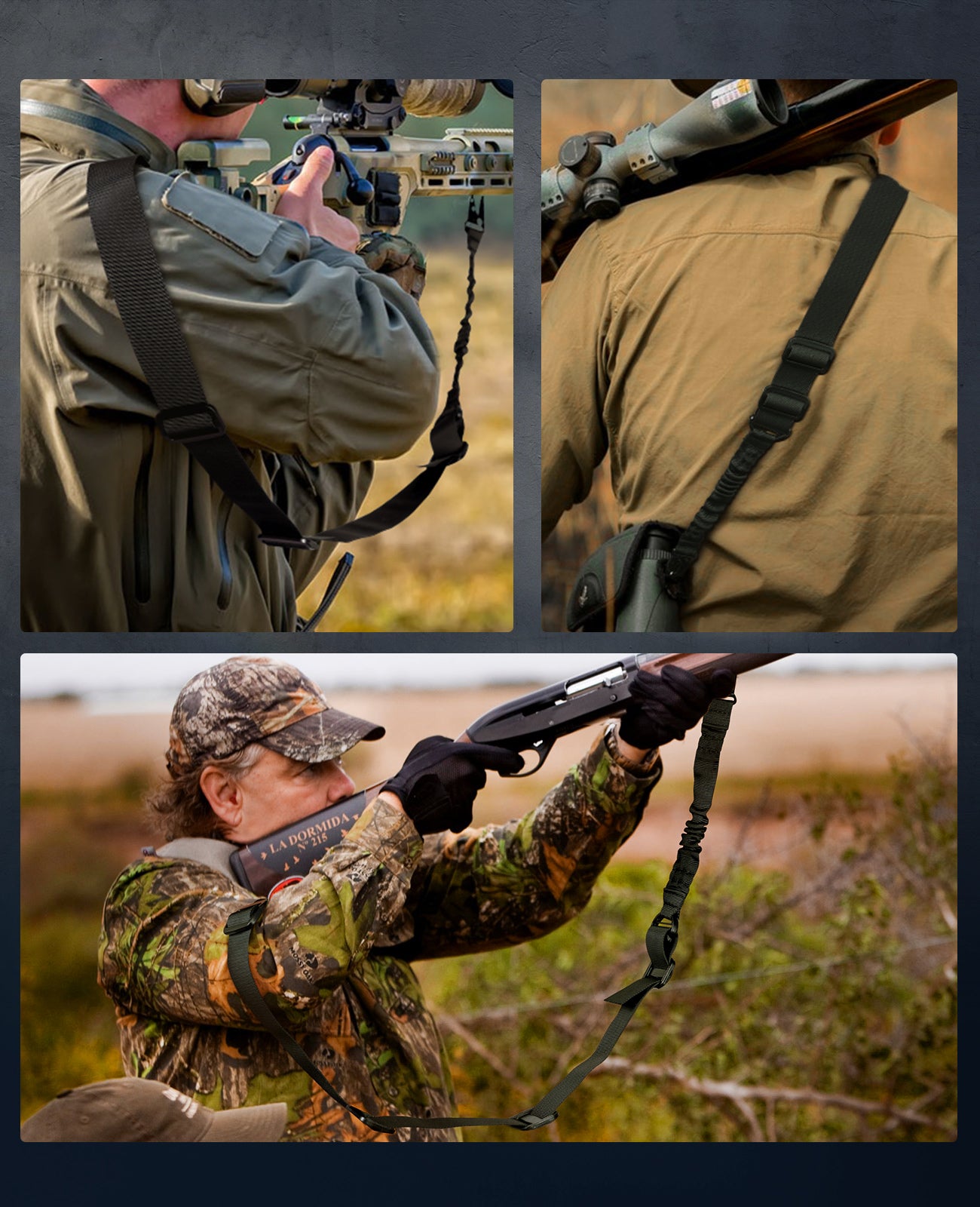 Competition Rifle Slings EZshoot Two Point Sling with Sling Mount, Adjustable 2 Point Sling