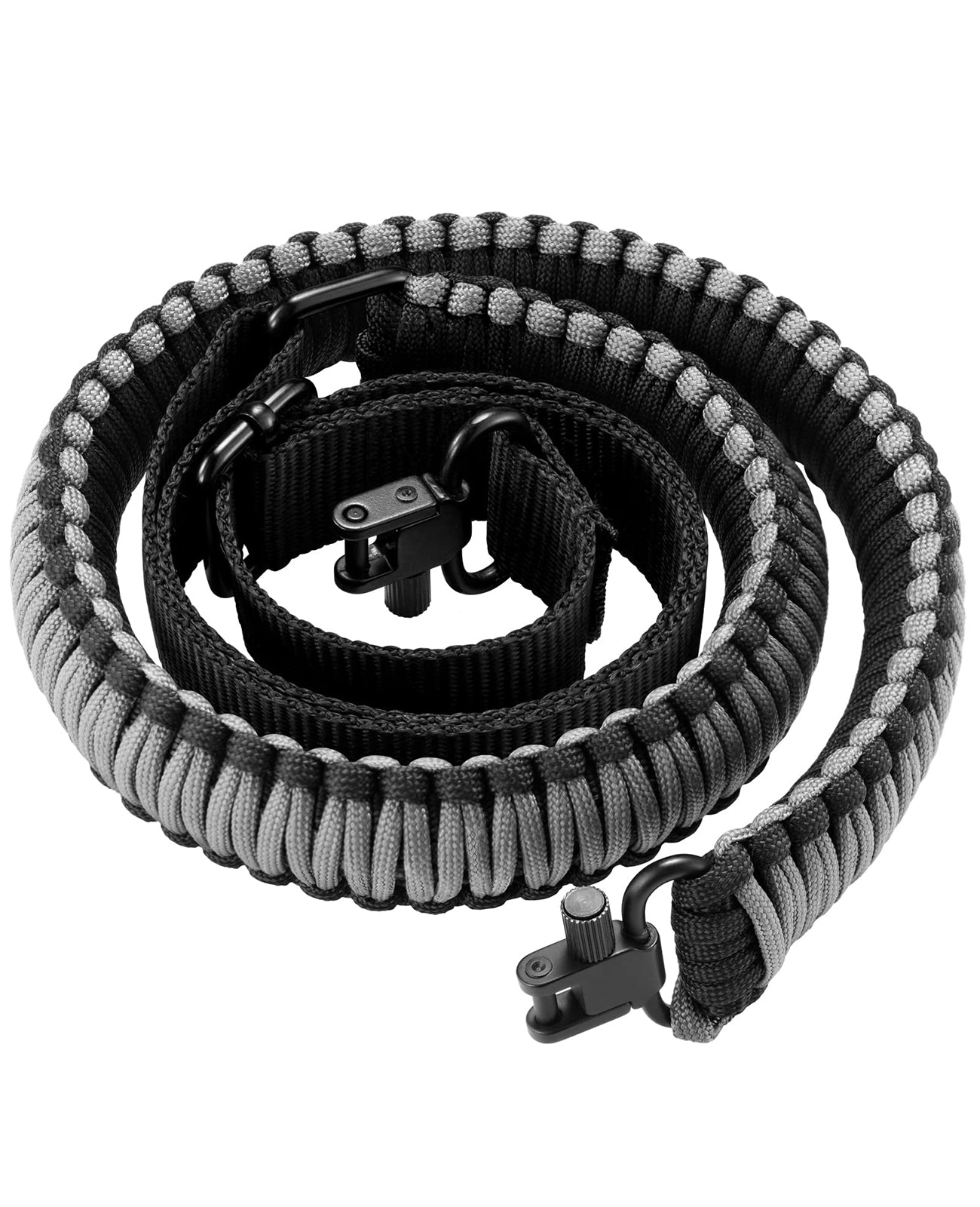 EZshoot Rifle Sling Strap 550 Paracord 2 Point Sling with Tri-Lock Swivel