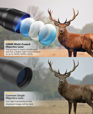 Rifle Scope with Multi-coated Objective Lens