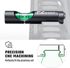 EZshoot Anti-cant Bubble Scope Leveling Kit, precision cnc machining perfectly fit the picatinny rail