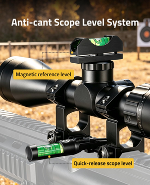 EZshoot Level Quick-release Scope Leveling Kit, magneticreferencelevel quick-release scope level