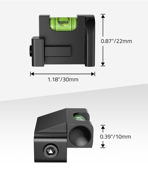 EZshoot Scope Leveling Kit Anti-Cant Scope Bubble Level Improves Accuracy