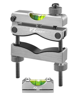 Silver scope leveling kit for rifle scope