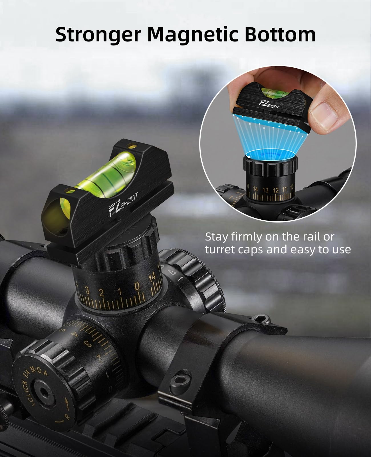 Scope Leveling EZshoot Scope Leveling Kit with High-Precision Bubble Leveling System