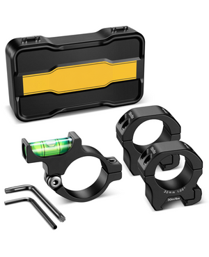 EZSHOOT 30mm Scope Level Rings 1in Height Picatinny Mount