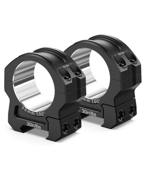 EZshoot 7075 Aluminum 30mm Scope Rings, /lbs /bs mm Medium