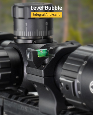 EZshoot Precision High Profile Scope Mount, level bubble integral anti-cant