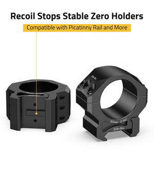 EZshoot Precision Scope Rings, compatible with picatinny rail and more 30mm x 0.90inch
