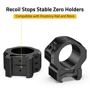 EZshoot Precision Scope Rings, compatible with picatinny rail and more 30mm x 1.00 inch
