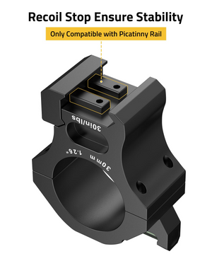 EZshoot Precision High Profile Scope Mount, only compatible with picatinny rail