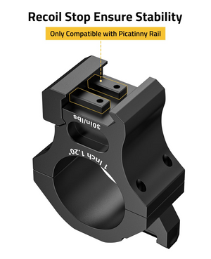 EZshoot Precision High Profile Scope Mount, only compatible with picatinny rail