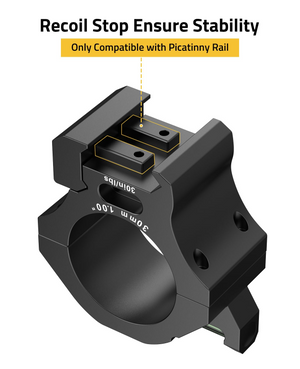 EZshoot Precision High Profile Scope Mount, only compatible with picatinny rail Medium