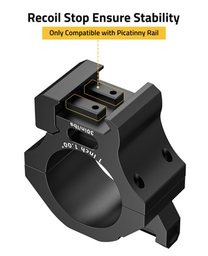 EZshoot Precision High Profile Scope Mount, only compatible with picatinny rail Medium