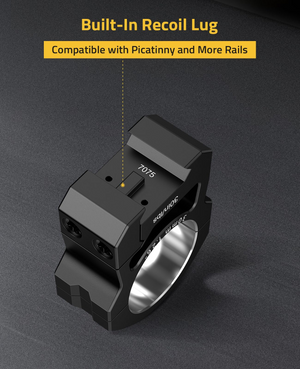 EZshoot 30mm Scope Rings, compatiblewithpicatinny and more rails High