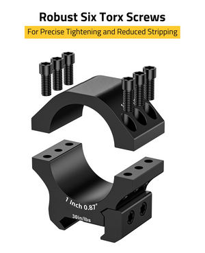 EZshoot Profile Scope Mount, robust six torx screws Low