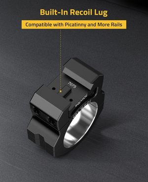 EZshoot 30mm Scope Rings, compatiblewithpicatinny and more rails Medium