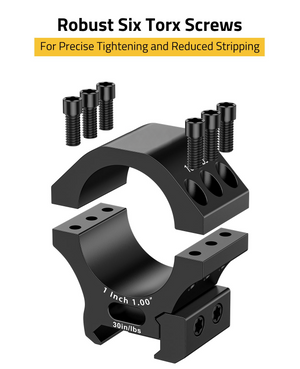 EZshoot Profile Scope Mount, robust six torx screws Medium